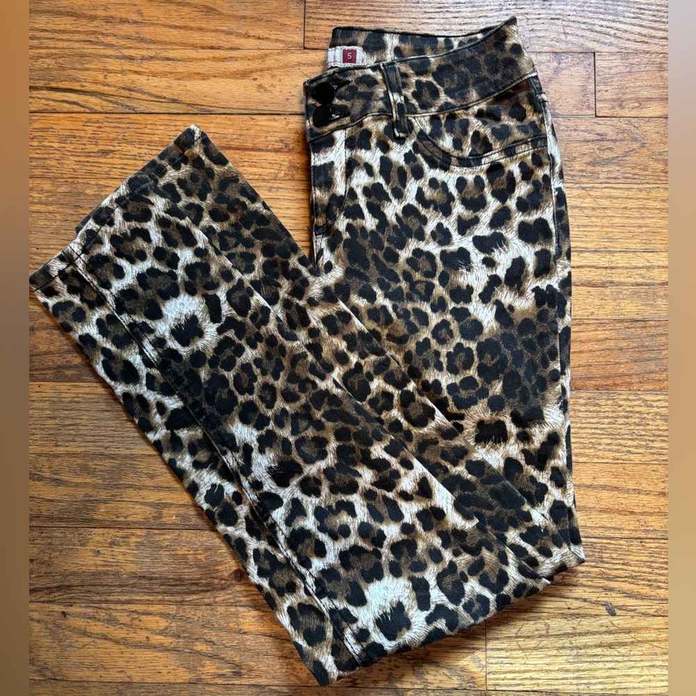 Leopard Print Skinny Jeans